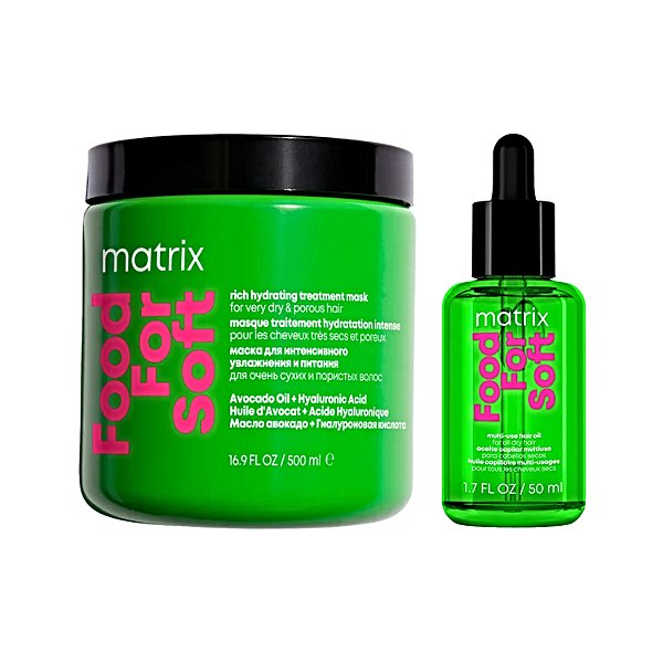 Kit Matrix Food For Soft Máscara Hidratante 500g+ Sérum 50ml