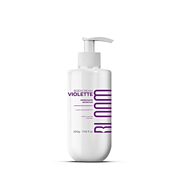 Bloom Violette Body Cream- Loção Desodorante Hidratante 200g