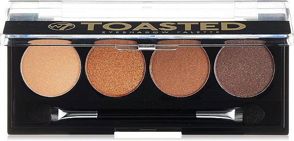 W7 Paleta de Sombra Toasted Eyeshadow com 4 cores
