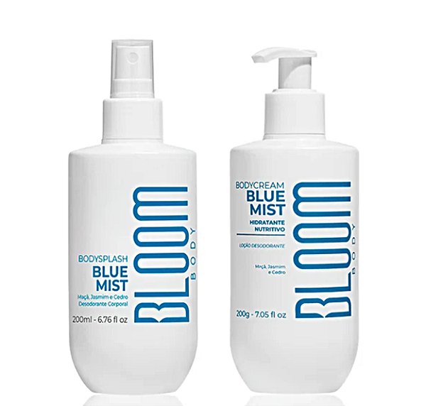 Kit Bloom Blue Mist Body Splash 200ml+ Body Cream 200g