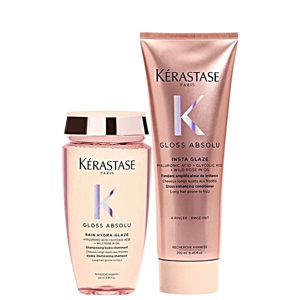 Kit Kérastase Gloss Absolu Bain Hydra Shampoo+Condicionador 250ml