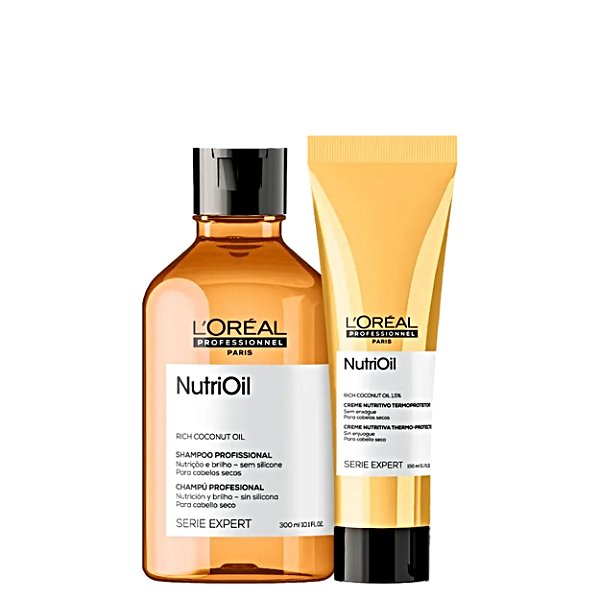 Kit Loréal Nutrioil Shampoo 300ml+ Leave-in 150ml