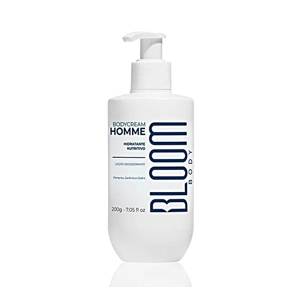 Bloom Body Cream Homme- Loção Desodorante Corporal 200ml