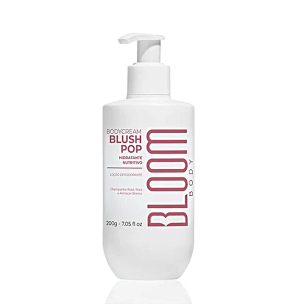 Bloom Blush Pop Body Cream- Loção Desodorante Corporal 200ml