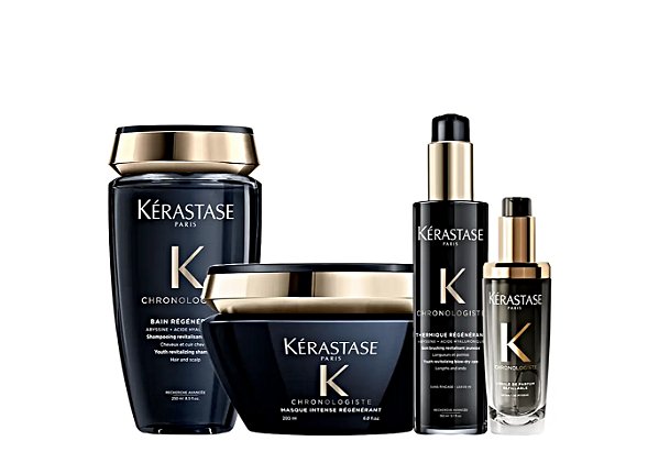 Kit Kérastase Chronologiste Shampoo + Máscara + Leave-in+ Sérum