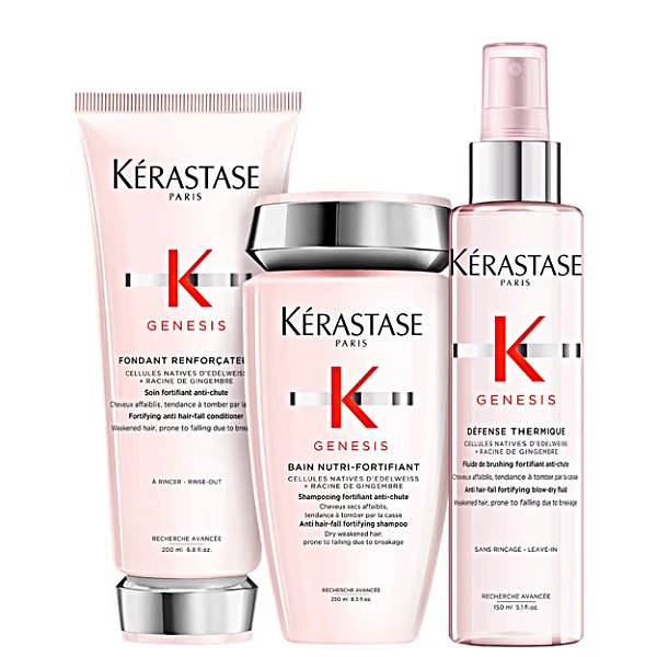 Kit Kérastase Genesis Nutri Shampoo+ Cond pq+ Leavein 150ml