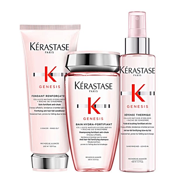 Kit Kérastase Genesis Hydra Shampoo+ Cond pq+ Leavein 150ml
