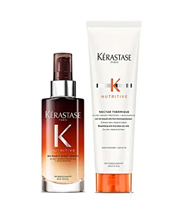 Kit Kérastase Nutritve 8h Sérum Noturno+ Nectar Themique