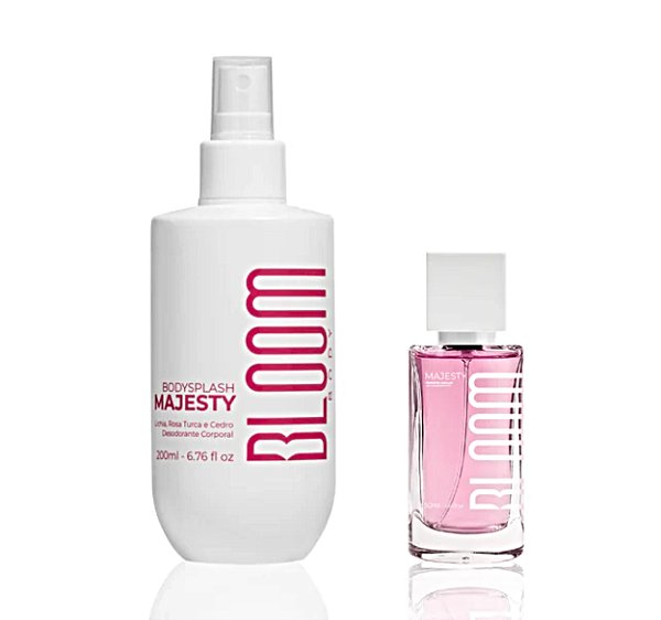 Kit Bloom Majesty Body Splash 200ml+ Perfume Capilar 50ml