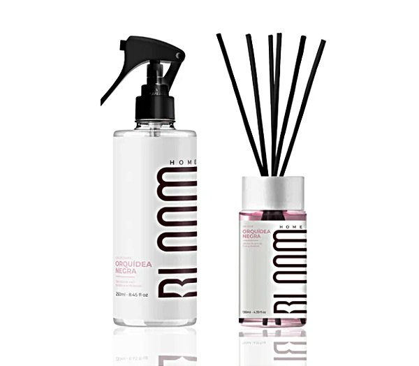 Kit Bloom Orquídea Negra Difusor de Aromas+ Odorizante 250ml