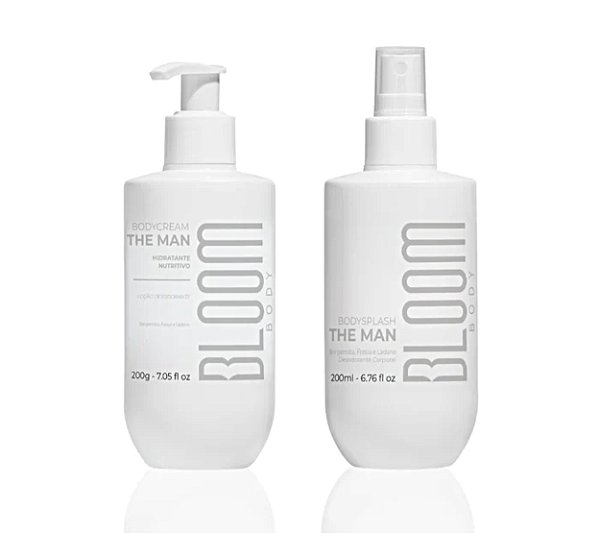 Kit Bloom The Man Body Splash 200ml+ Body Cream 200g