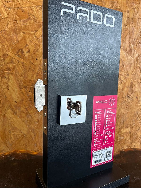 FECHADURA PARA PORTA DE CORRER PADO COM CILINDRO DE 90MM