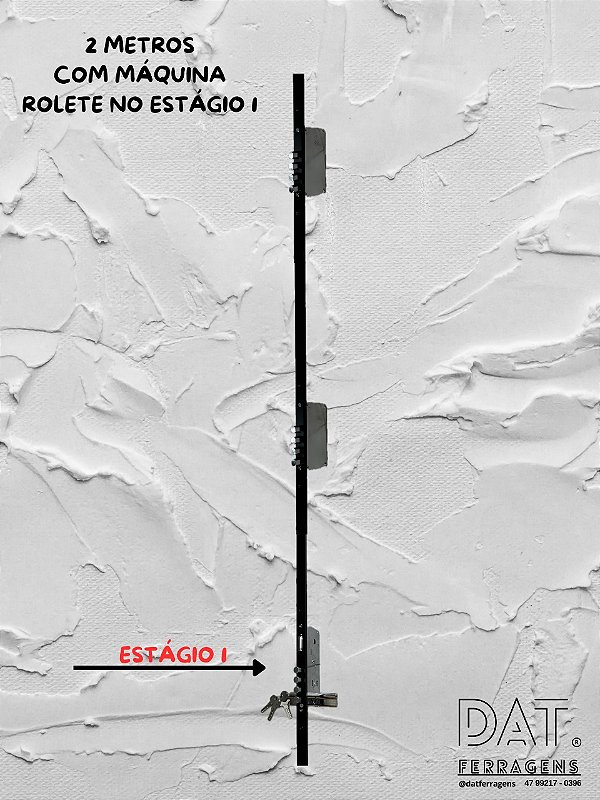 FECHADURA MULTIPONTO DE 2 METROS