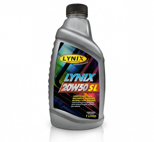 OLEO LYNIX PARA MOTOR A GASOLINA 4 TEMPO 20W50 1 LITRO