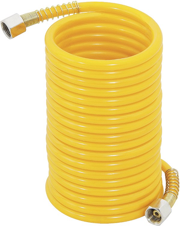 MANGUEIRA ESPIRAL PRA AR COMPRESSOR 1/4" 7,5 METRO