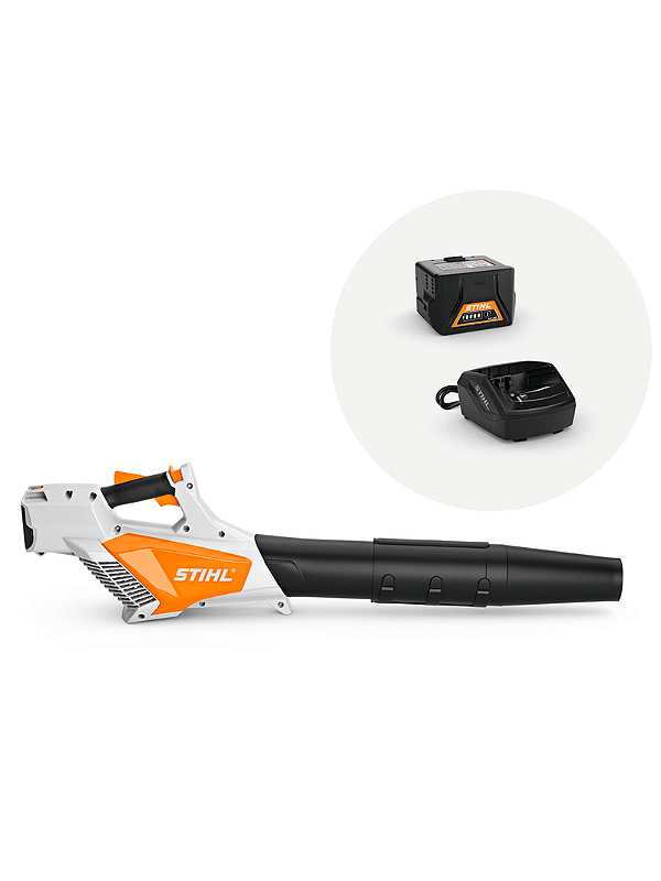 SOPRADOR A BATERIA STIHL BGA 57 COM BATERIA AK20 E CARREGADOR AL101