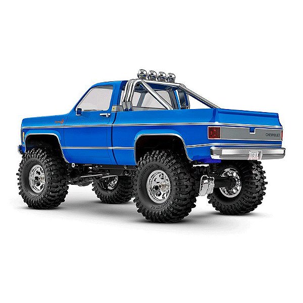 Automodelo Traxxas 1/18 Trx 4 Cheyenne 79 k10 Crawler Rtr Tq Azul 97064-1