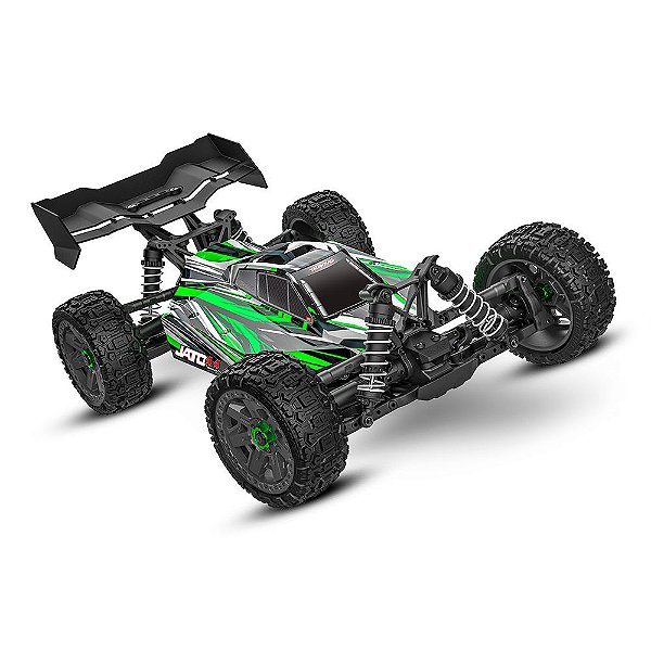 Automodelo Traxxas Jato 1/8 Tração nas Quatro Rodas Brushless 2S Verde