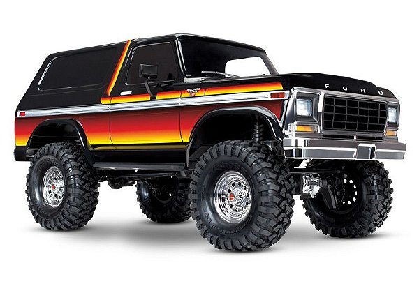 Automodelo Traxxas Escala 1/10 TRX-4 Bronco Ranger XLT Crawler TQi 82046-4
