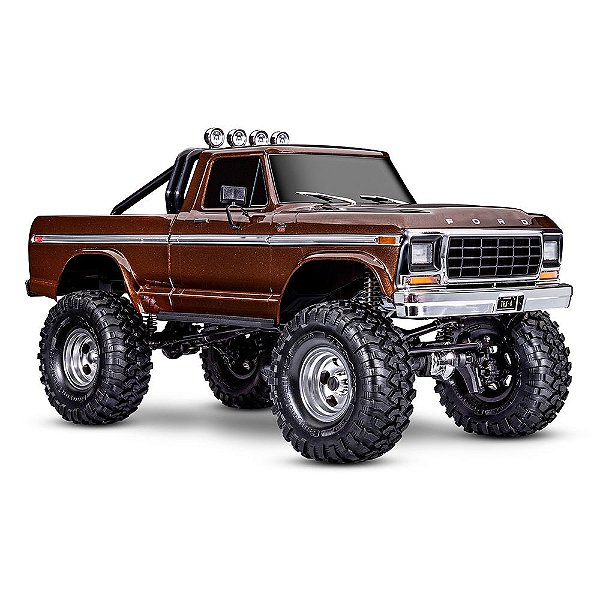 Automodelo Traxxas TRX-4 Ford F-150 Ranger XLT High Trail Edition 1:10 Trail Crawler - Marrom