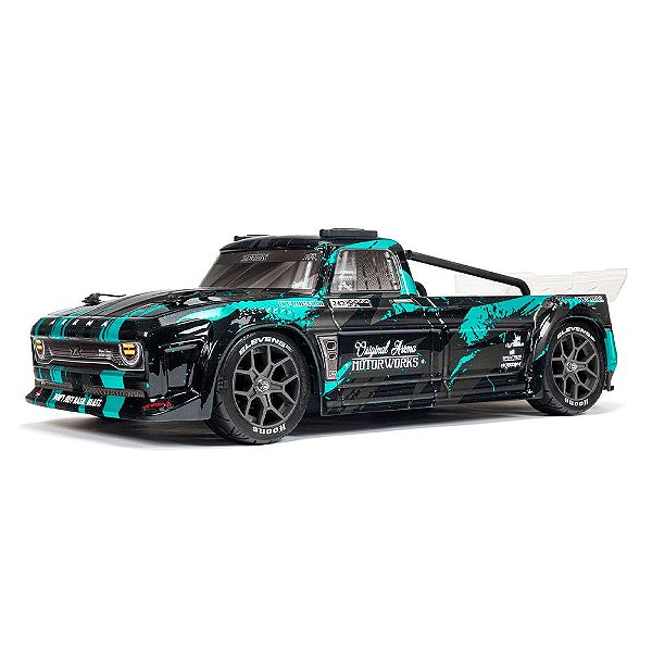 Automodelo Arrma Infraction 4x4 1/8 3S Brushless Resto Mod Truck Ready to Run Azul Petróleo