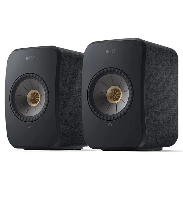 Caixa de Som Kef LSX II Wireless Carbon Black Par