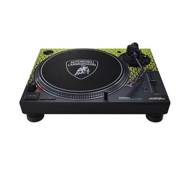 Toca disco technics sl 1200m7bg lamborginhi green
