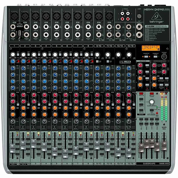 Mesa de som Behringer Xenyx QX2442USB