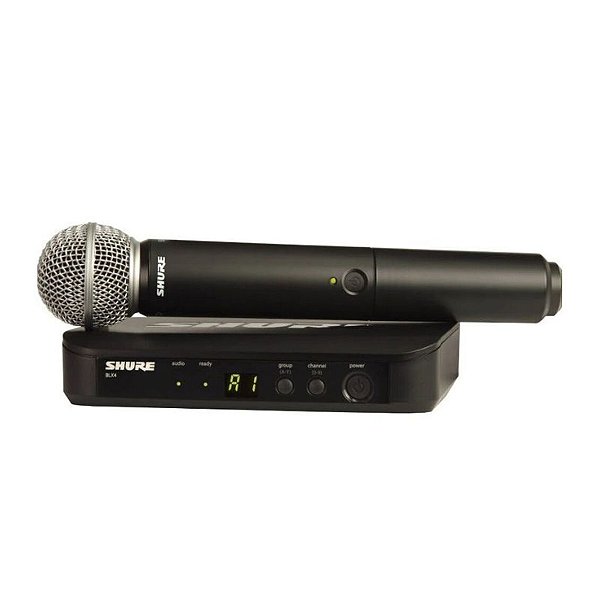 Microfone shure blx24r/sm58 m15
