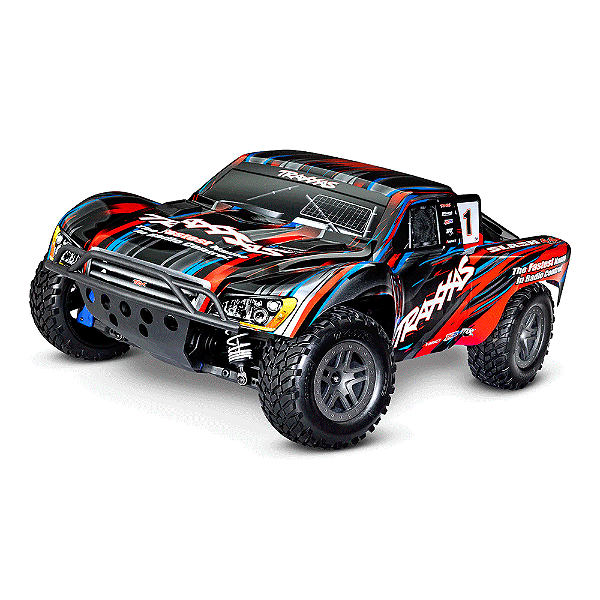 Automodelo Traxxas Slash 1/10 4WD BLX 2S Red