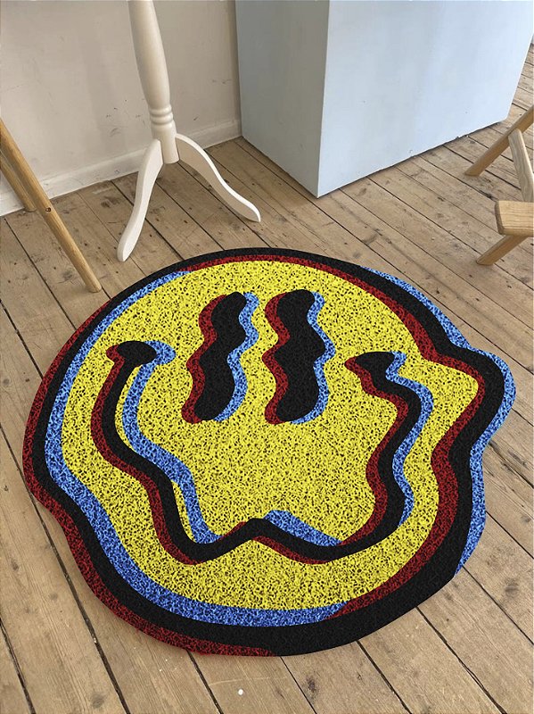 Tapete Capacho LSD Psicodélico 60x60 - 80x80