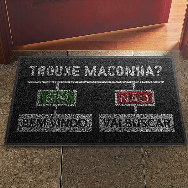Tapete Capacho Trouxe Maconha Sim Não