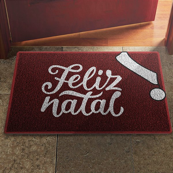 Tapete Capacho Feliz Natal Vários Desenhos Decoração Natalino