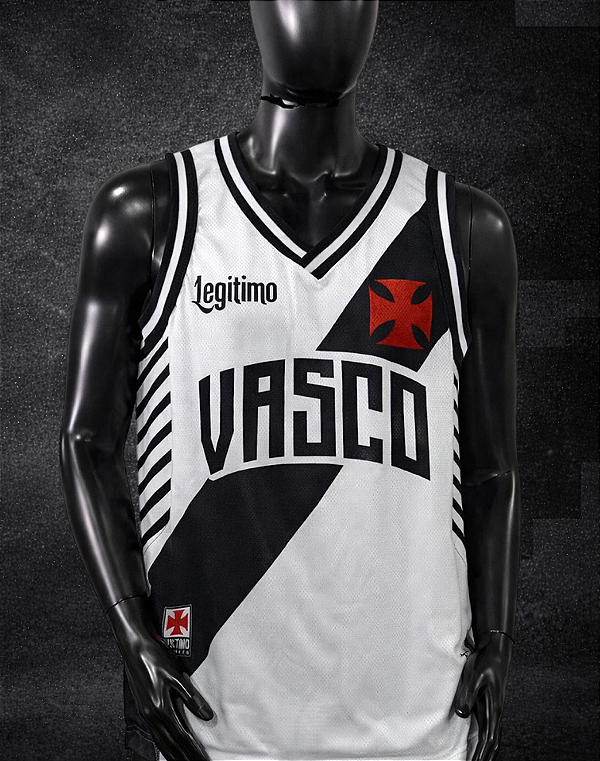 CAMISA VASCO FAIXA - BRANCO - LEGÍTIMO ALMIRANTE