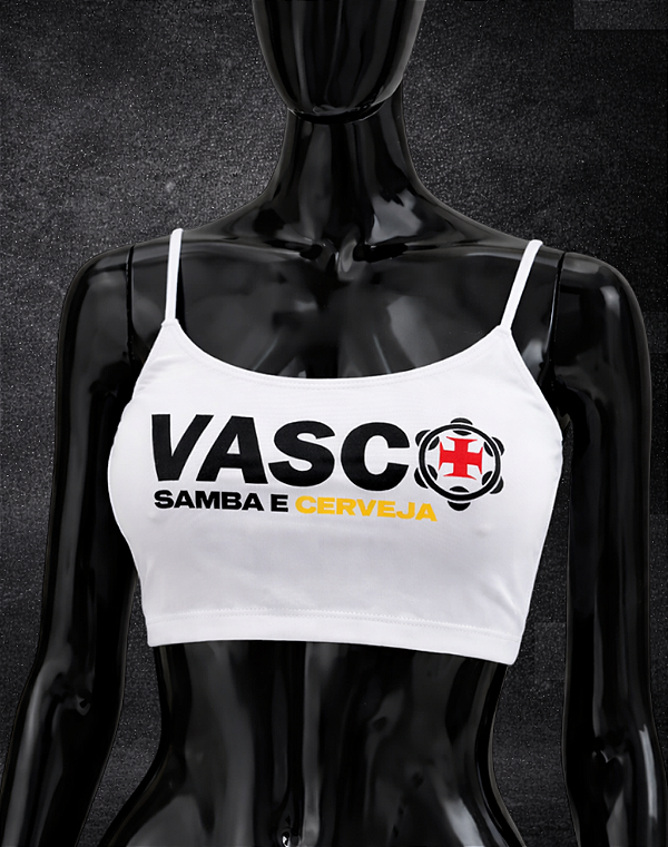 TOP: VASCO, SAMBA E CERVEJA - BRANCO