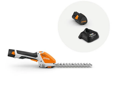 PODADOR DE ARBUSTOS HSA 26 COM CARREGADOR + BATERIA