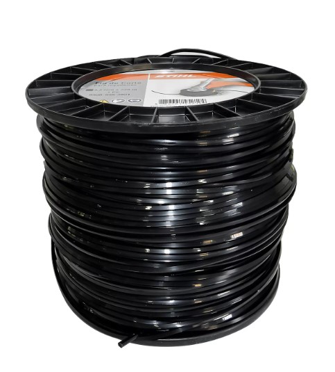 FIO DE CORTE STIHL 3,0MM X 228M NYLON PRETO QUADRADO