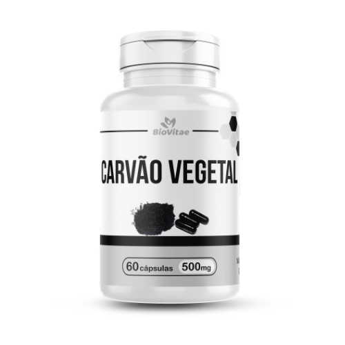 CARVÃO VEGETAL 500mg - CAPSULA