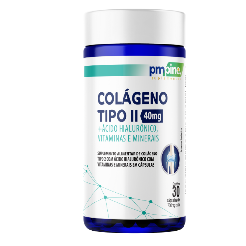 COLÁGENO TIPO II HIALURONICO VIT E MINERAIS 700mg
