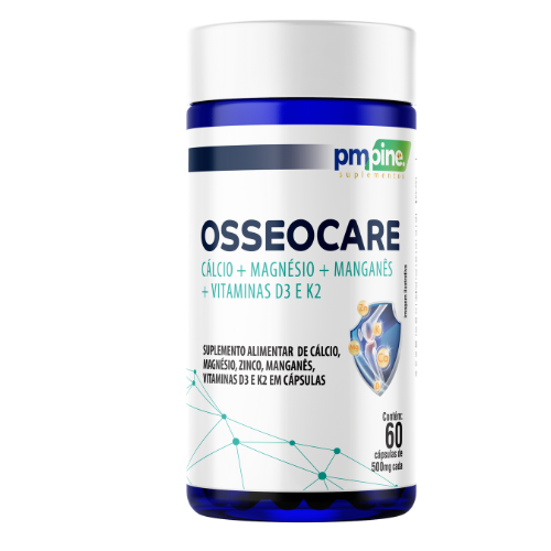 OSSEOCARE +CALCIO + D3 + K2 + MAGNÉSIO + ZINCO + MANGANÊS