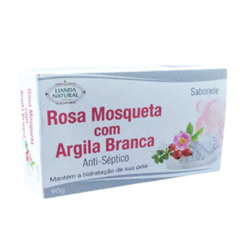 Sabonete Rosa Mosqueta c/ Argila Branca