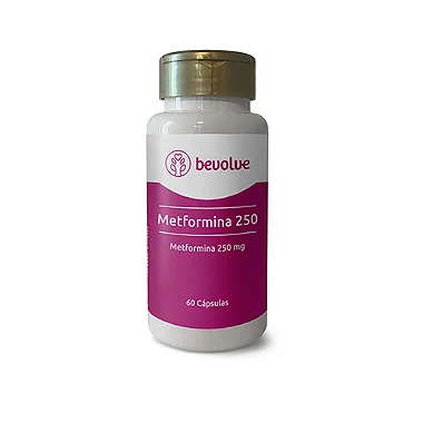 METFORMINA  250 mg - 60 Cápsulas