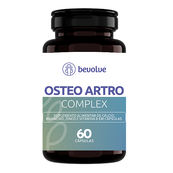 Osteo Artro Complex - 60 Cápsulas Cálcio Magnésio Zinco - Saúde dos ossos