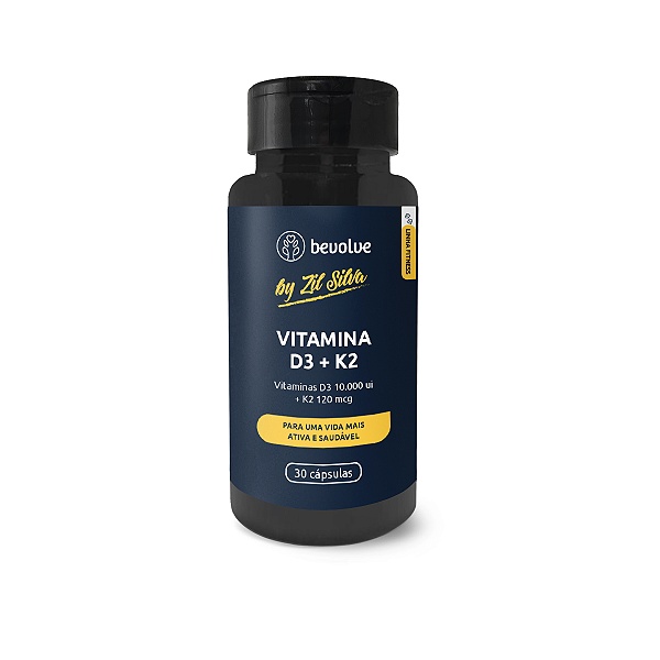 Vitamina D3 + K2 MK7- 30 Cápsulas - Zil Silva