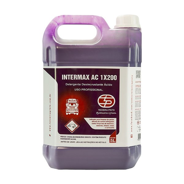 Intermax AC 1x200 Detergente Desincrustante Ácido 5L
