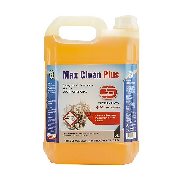 Max Clean Plus Detergente Desengraxante Alcalino 5L