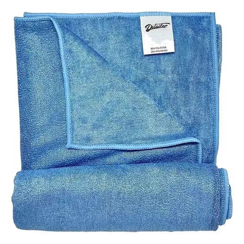 Toalha de Secagem 48x88cm Azul Claro Detailer