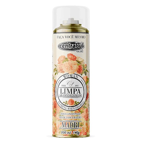 Limpa Ar-condicionado Automotivo Madri Centralsul 200ml 140g