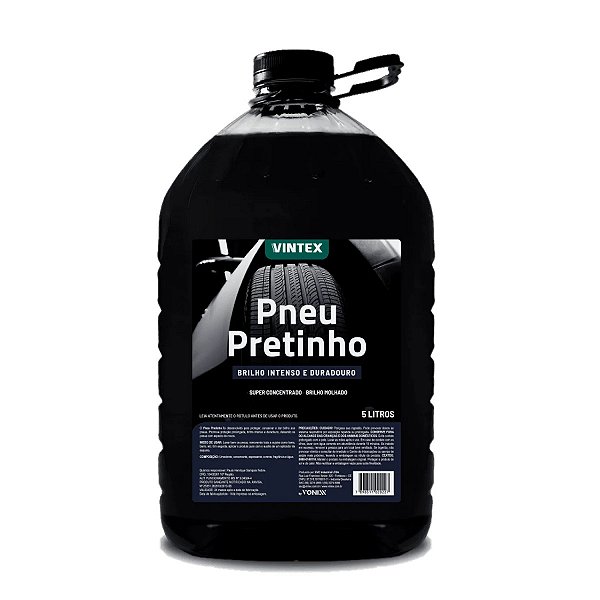 Pneu Pretinho Brilho Intenso e Duradouro 5L Vintex
