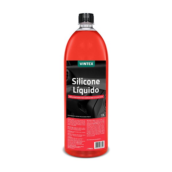 Silicone Líquido Brilho p/ Plásticos e Borrachas 1,5l Vintex